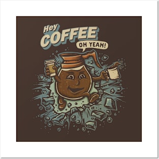 Hey Coffee! Posters and Art